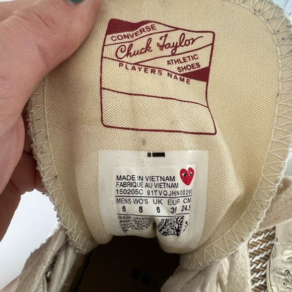 CONVERSE X CDG PLAY Chuck Taylor '70 High-Top Sneakers - Picture 4 of 7